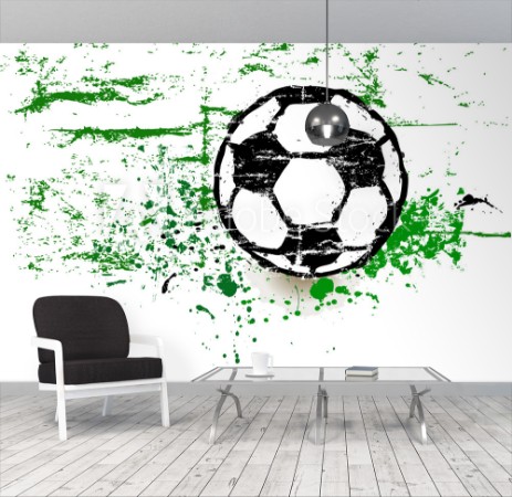 Afbeeldingen van Soccer Football design element free copy space vector